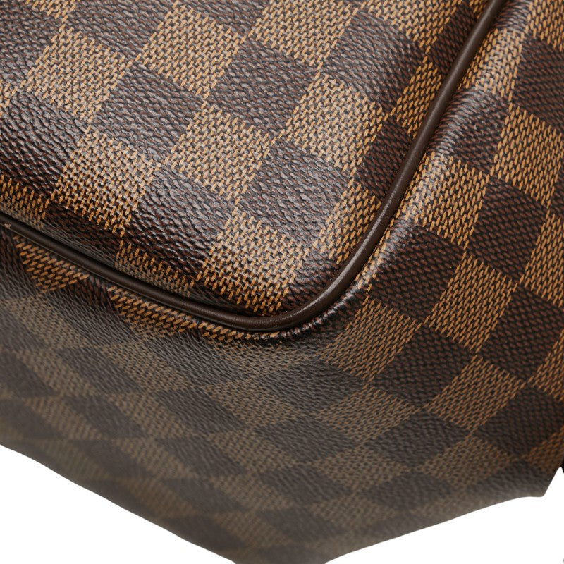 ルイ ヴィトン ダミエ ベレムMM ハンドバッグ N51174 ブラウン PVC レザー レディース LOUIS VUITTON 【中古】