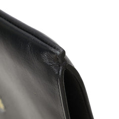 サンローラン SAINT LAURENT ロゴ プリント スタッズ iPad タブレットケース クラッチバッグ ブラック マルチカラー レザー レディース SAINT LAURENT 【中古】