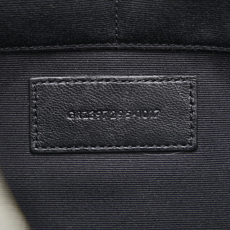 サンローラン SAINT LAURENT ロゴ プリント スタッズ iPad タブレットケース クラッチバッグ ブラック マルチカラー レザー レディース SAINT LAURENT 【中古】