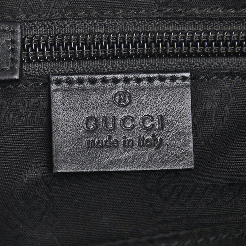 グッチ シェリーライン GGインプリメ 斜め掛け ショルダーバッグ 269379 ブラック PVC レザー レディース GUCCI 【中古】