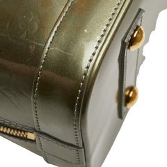 ルイ ヴィトン モノグラム ヴェルニ アルマPM ハンドバッグ M91582 ヴェールオリーヴ パテントレザー レディース LOUIS VUITTON 【中古】