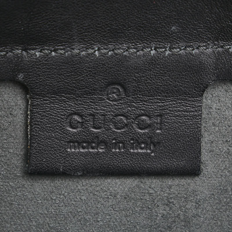 グッチ トートバッグ ハンドバッグ 94885 ブラック レザー レディース GUCCI 【中古】