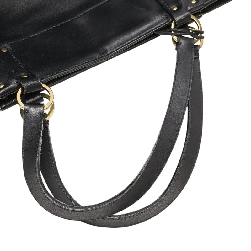 グッチ トートバッグ ハンドバッグ 94885 ブラック レザー レディース GUCCI 【中古】