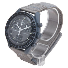 オメガ × スウォッチ Swatch スピードマスター ムーンウォッチ MISSION TO MERCURY 腕時計 SO33A100 クオーツ ブラック文字盤 セラミック ナイロン メンズ OMEGA 【中古】
