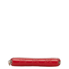 グッチ グッチシマ コインケース 小銭入れ 255452 レッド レザー レディース GUCCI 【中古】