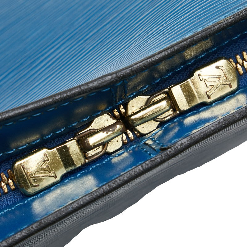 ルイ ヴィトン エピ リュサック ワンショルダーバッグ トートバッグ M52285 トレドブルー レザー レディース LOUIS VUITTON 【中古】