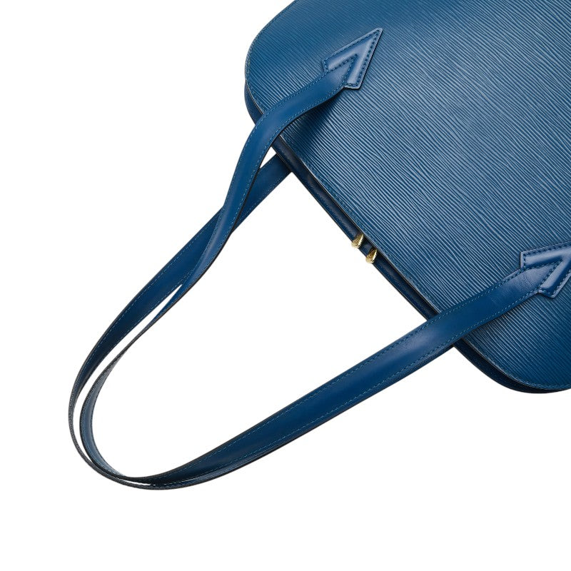 ルイ ヴィトン エピ リュサック ワンショルダーバッグ トートバッグ M52285 トレドブルー レザー レディース LOUIS VUITTON 【中古】