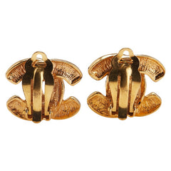 シャネル マトラッセ ココマーク イヤリング ゴールド メッキ レディース CHANEL 【中古】