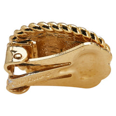 ディオール CDロゴ オーバル イヤリング ゴールド メッキ レディース Dior 【中古】