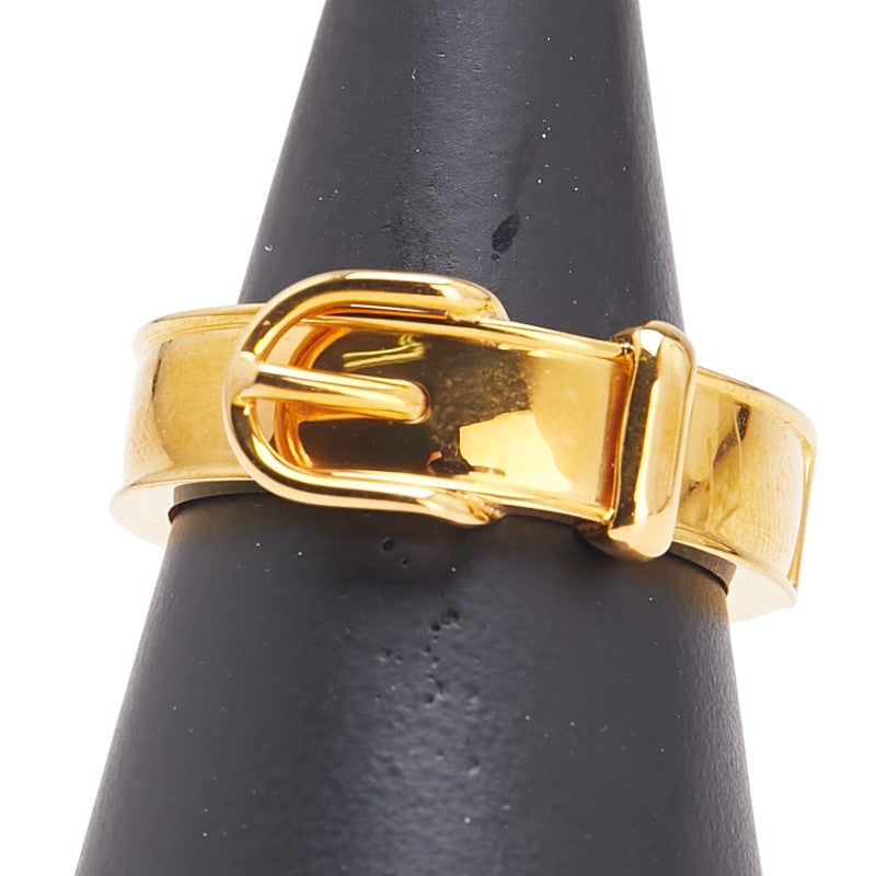 エルメス ブックルセリエ スカーフリング ゴールド メッキ レディース HERMES 【中古】