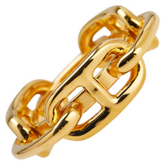 エルメス シェーヌダンクル スカーフリング ゴールド メッキ レディース HERMES 【中古】