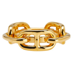 エルメス シェーヌダンクル スカーフリング ゴールド メッキ レディース HERMES 【中古】