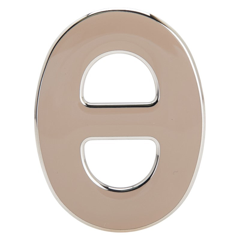 エルメス シェーヌダンクル モチーフ ペンダントトップ シルバー ベージュ メタル レディース HERMES 【中古】