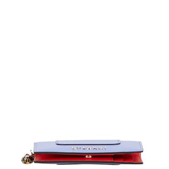 ブルガリ セルペンティ フォーエバー カードケース パープル ピンク レザー レディース BVLGARI 【中古】