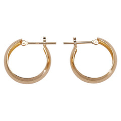 K18YG イエローゴールド フープ ピアス レディース 【中古】