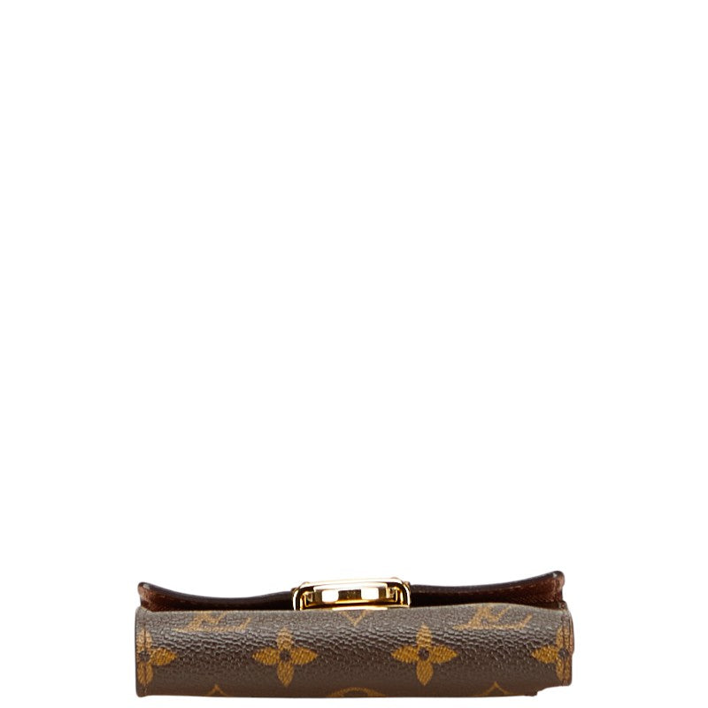 ルイ ヴィトン モノグラム ポルトフォイユコアラ 二つ折り財布 M58013 ブラウン PVC レザー レディース LOUIS VUITTON 【中古】