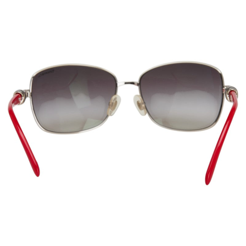 ティファニー ロゴ サングラス TF3014 6006 レッド ブラック プラスチック レディース TIFFANY&Co. 【中古】