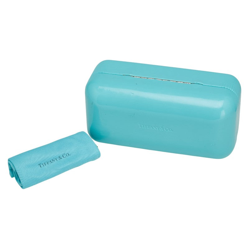 ティファニー ロゴ サングラス TF3014 6006 レッド ブラック プラスチック レディース TIFFANY&Co. 【中古】