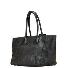 プラダ 三角ロゴプレート ハンドバッグ ショルダーバッグ 2WAY BN2795 ブラック レザー レディース PRADA 【中古】
