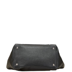プラダ 三角ロゴプレート ハンドバッグ ショルダーバッグ 2WAY BN2795 ブラック レザー レディース PRADA 【中古】