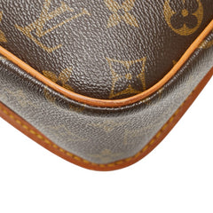 ルイ ヴィトン モノグラム ソローニュ ショルダーバッグ M42250 ブラウン PVC レザー レディース LOUIS VUITTON 【中古】