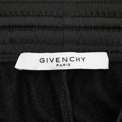 ジバンシー ロゴ ジャージ トラックパンツ サイズ:34 ブラック ポリエステル コットン メンズ Givenchy 【中古】