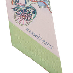 エルメス ツイリー Voitures Exquises 精巧な馬車 スカーフ マルチカラー シルク レディース HERMES 【中古】