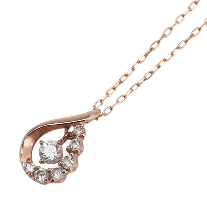 ヨンドシー K10PG ピンクゴールド ペンダントネックレス レディース 4℃ 【中古】