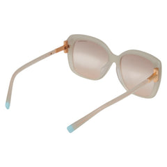 ティファニー ロゴ サングラス 4171F 8313 ベージュ系 プラスチック レディース TIFFANY&Co. 【中古】