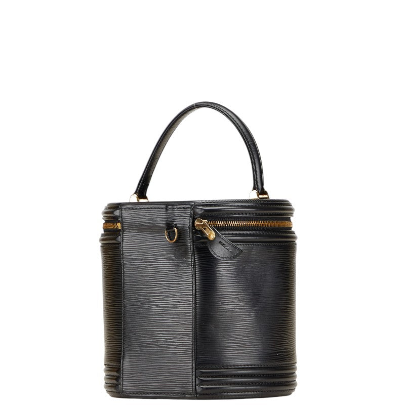 ルイ ヴィトン エピ カンヌ ハンドバッグ バニティバッグ M48032 ノワール ブラック レザー レディース LOUIS VUITTON 【中古】