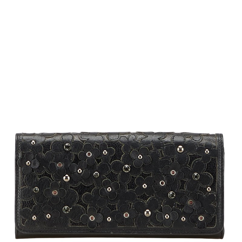 アンテプリマ フォラータ 長財布 ブラック レザー レディース ANTEPRIMA 【中古】