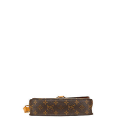 ルイ ヴィトン モノグラム サンクルー24 斜め掛け ショルダーバッグ M51242 ブラウン PVC レザー レディース LOUIS VUITTON 【中古】