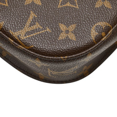 ルイ ヴィトン モノグラム サンクルー24 斜め掛け ショルダーバッグ M51242 ブラウン PVC レザー レディース LOUIS VUITTON 【中古】