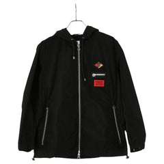 バーバリー ロゴ ナイロンジャケット サイズ:40 ブラック ナイロン メンズ BURBERRY 【中古】