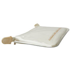 ルイ ヴィトン フォンダシオン ルイヴィトン美術館 パリ限定 ポーチ ホワイト クリア ビニール キャンバス レディース LOUIS VUITTON 【中古】