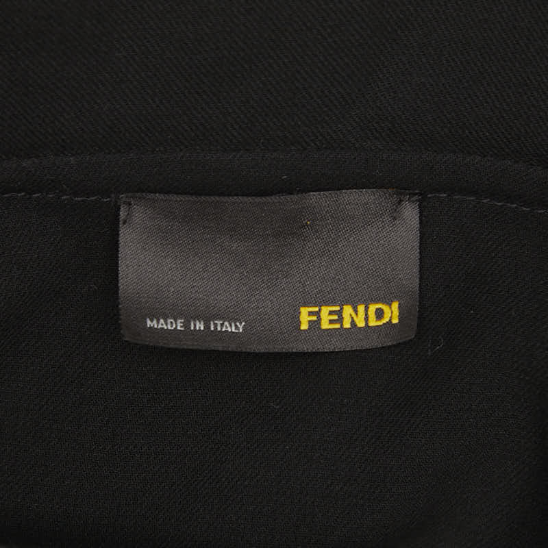 フェンディ 半袖ワンピース サイズ:38 ブラック ウール レディース FENDI 【中古】