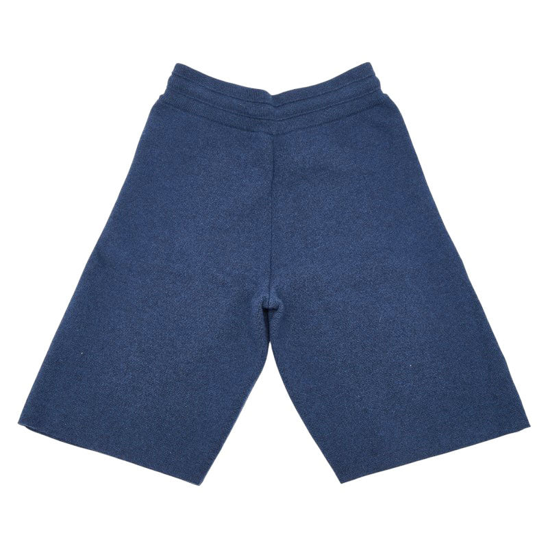 バーバリー ニットハーフパンツ 表記サイズ:S ブルー カシミヤ メンズ BURBERRY 【中古】