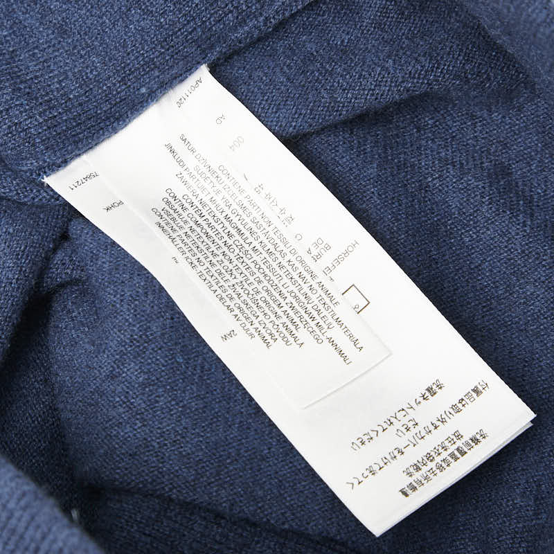 バーバリー ニットハーフパンツ 表記サイズ:S ブルー カシミヤ メンズ BURBERRY 【中古】