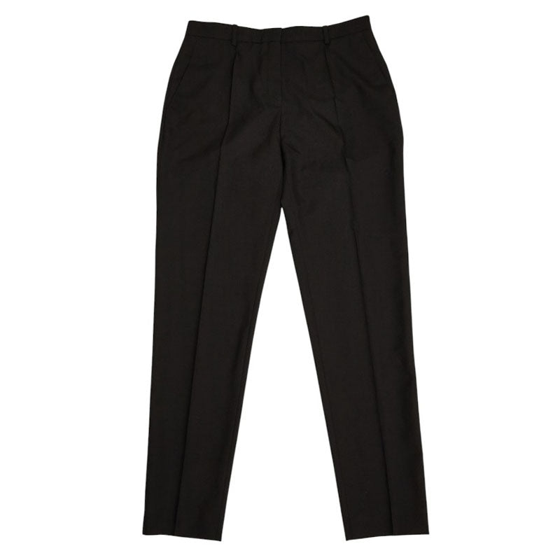 ディオール D uniform テーパードパンツ スラックス サイズ:40 8U1P01A1800 ブラック ウール メンズ Dior 【中古】