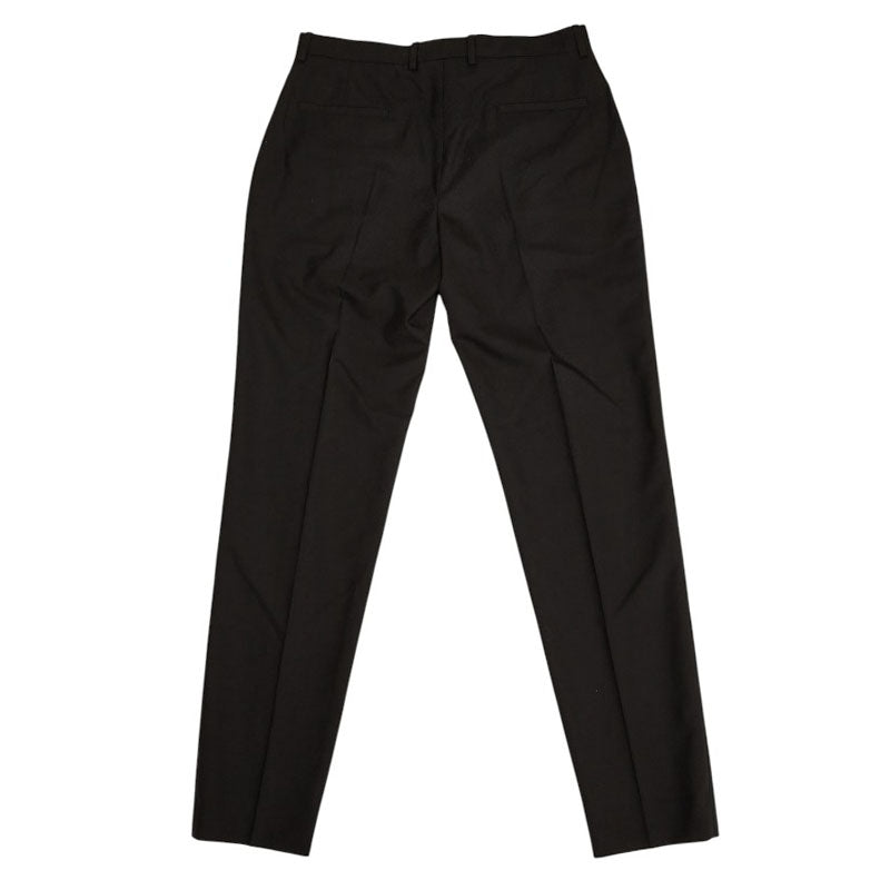 ディオール D uniform テーパードパンツ スラックス サイズ:40 8U1P01A1800 ブラック ウール メンズ Dior 【中古】