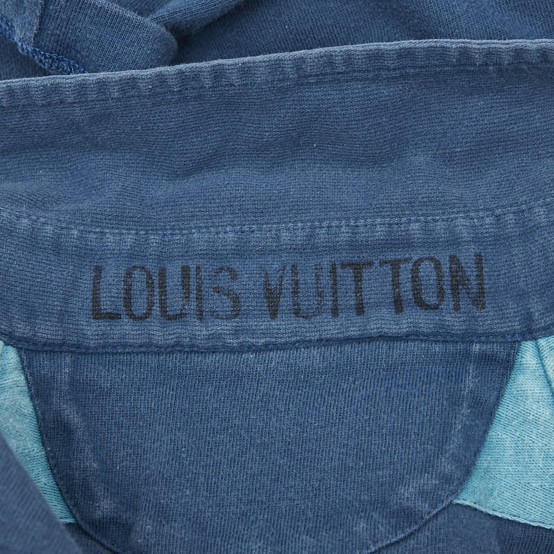 ルイ ヴィトン ポロシャツ サイズ:M ブルー系 コットン メンズ LOUIS VUITTON 【中古】