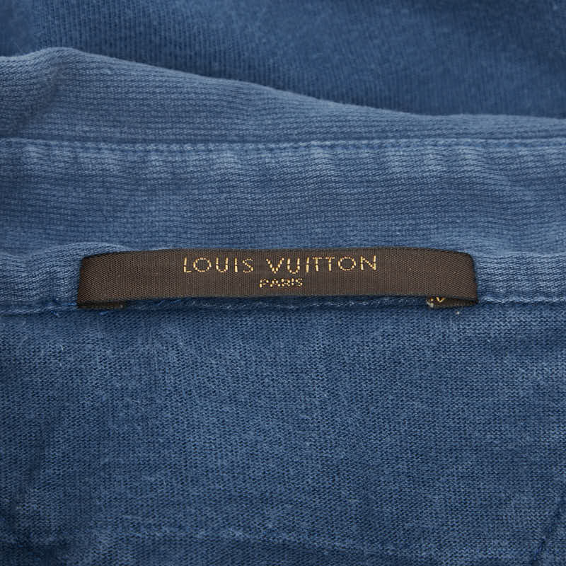 ルイ ヴィトン ポロシャツ サイズ:M ブルー系 コットン メンズ LOUIS VUITTON 【中古】