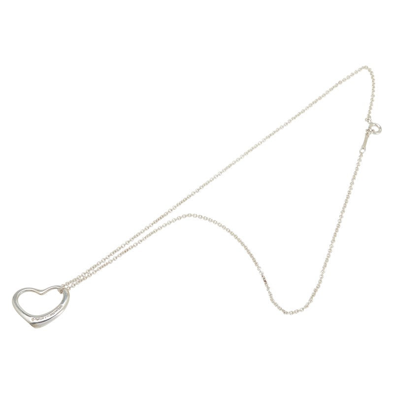 ティファニー エルサ ペレッティ オープンハート ネックレス SV925 シルバー レディース TIFFANY&Co. 【中古】
