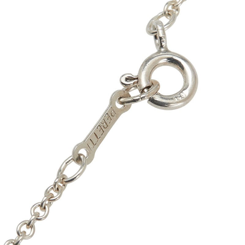 ティファニー エルサ ペレッティ オープンハート ネックレス SV925 シルバー レディース TIFFANY&Co. 【中古】