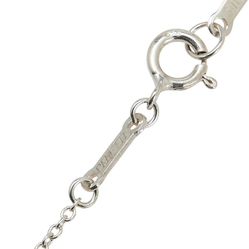 ティファニー エルサ ペレッティ オープンハート ネックレス SV925 シルバー レディース TIFFANY&Co. 【中古】