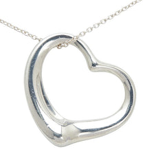 ティファニー エルサ ペレッティ オープンハート ネックレス SV925 シルバー レディース TIFFANY&Co. 【中古】