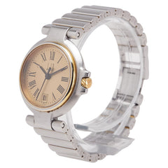 ダンヒル 腕時計 クオーツ ゴールド文字盤 ステンレススチール メッキ レディース Dunhill 【中古】