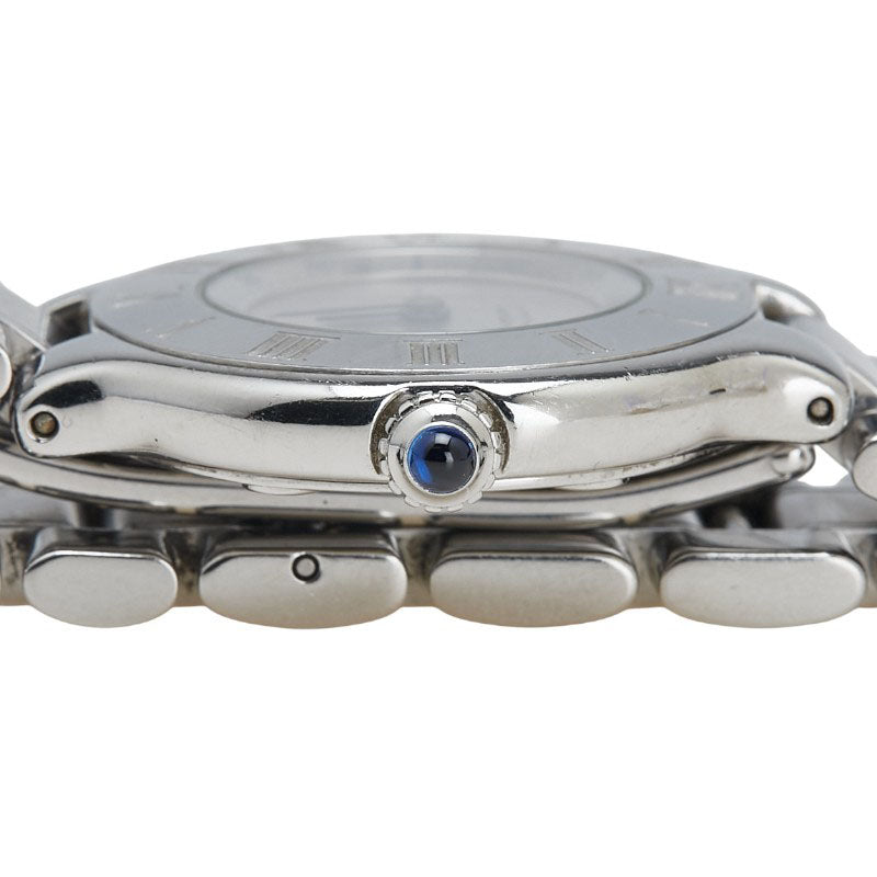 カルティエ マスト21 ヴァンティアン 腕時計 W10110T2 クオーツ シルバー文字盤 ステンレススチール ボーイズ CARTIER 【中古】