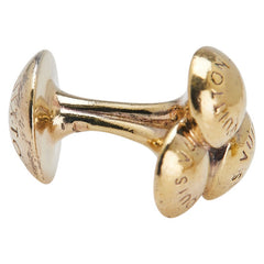 ルイ ヴィトン ブトンドゥマンシェットブーケドクルー カフス M30564 ゴールド メッキ レディース LOUIS VUITTON 【中古】