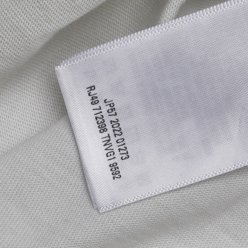 バレンシアガ Logo Embroidered Oversized T-Shirt Tシャツ サイズ：L 712398 オフホワイト コットン メンズ BALENCIAGA 【中古】